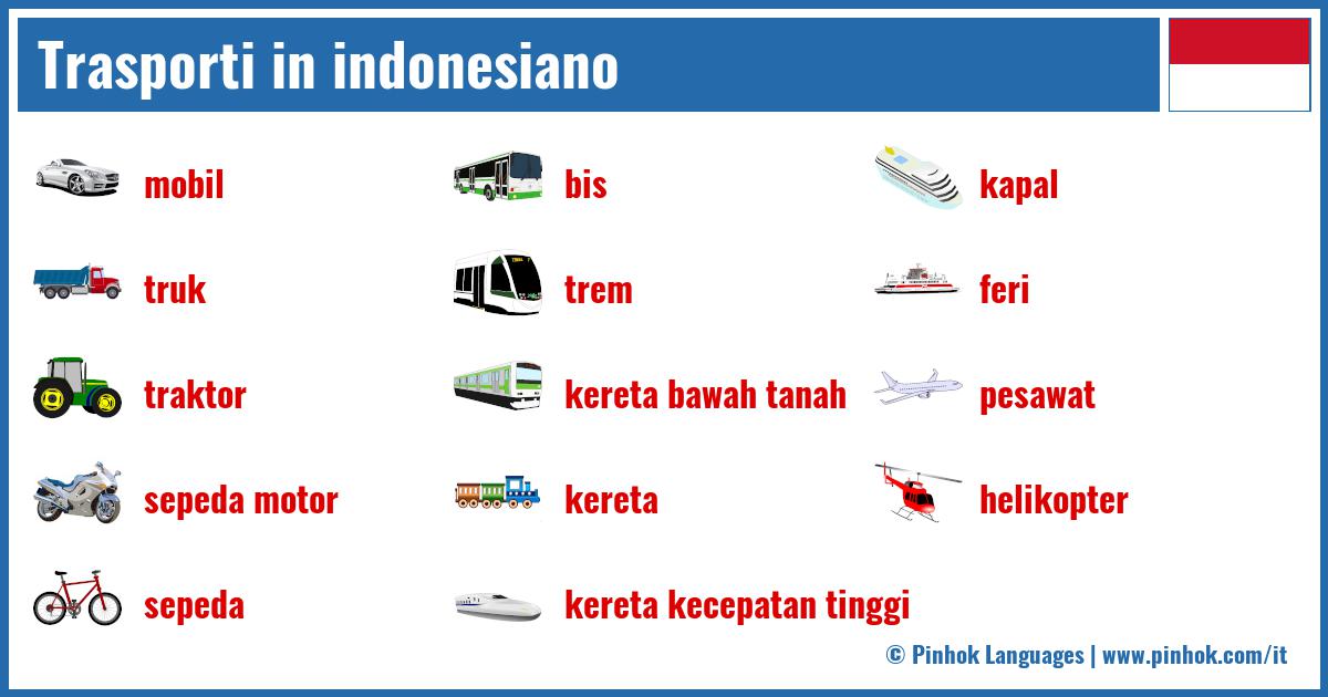 Trasporti in indonesiano