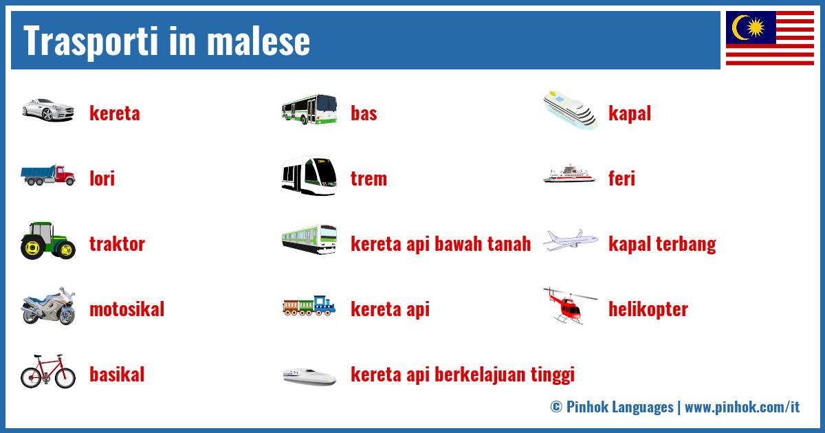 Trasporti in malese
