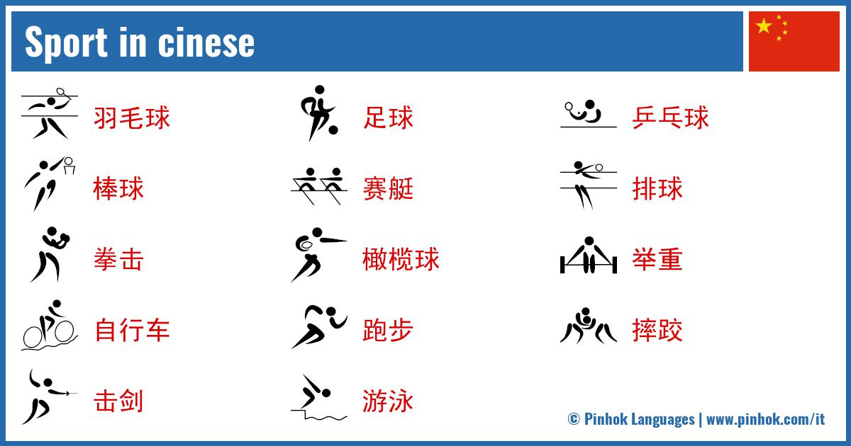 Sport in cinese