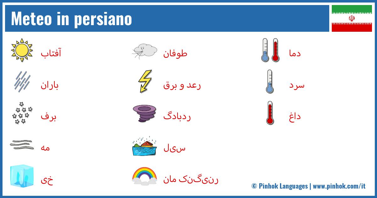 Meteo in persiano