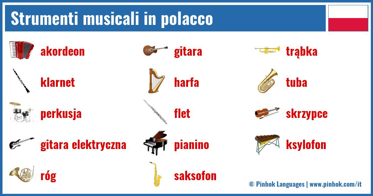 Strumenti musicali in polacco