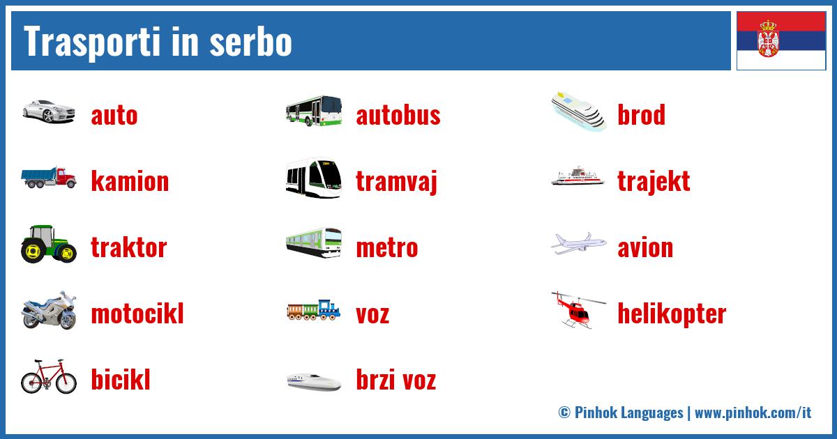 Trasporti in serbo