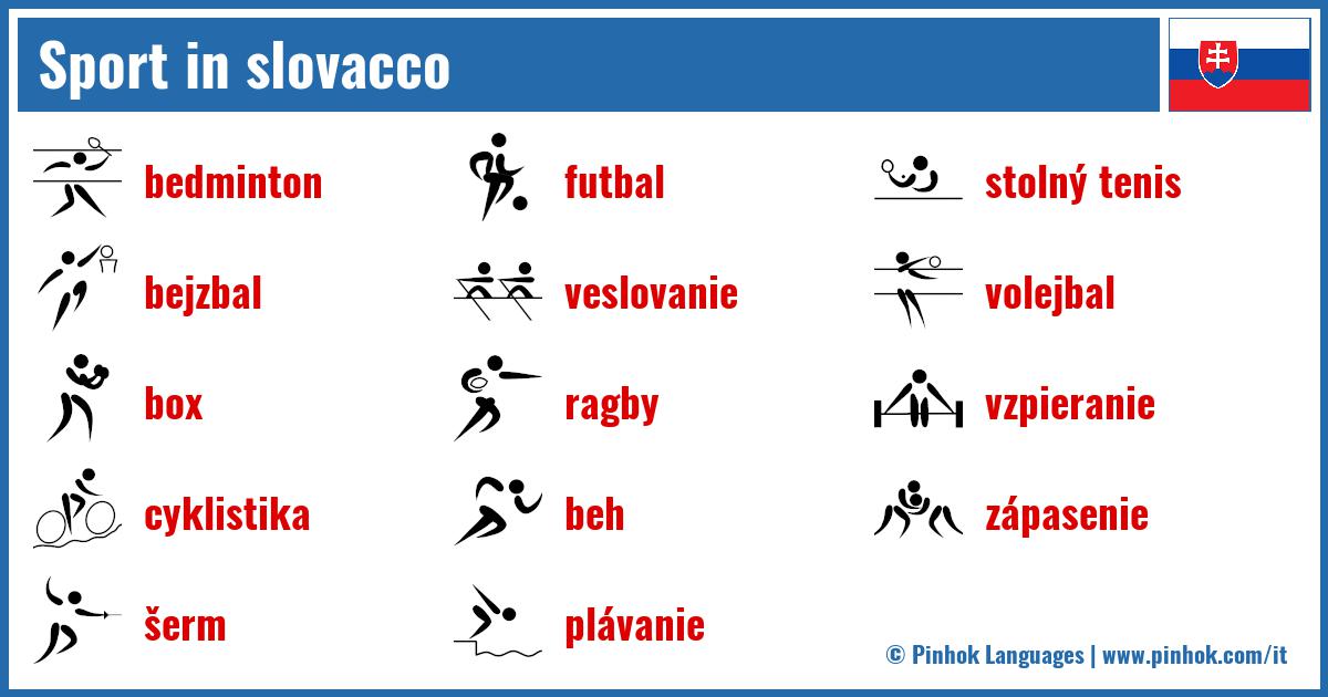 Sport in slovacco