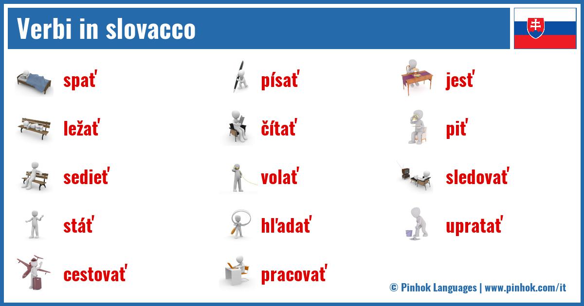 Verbi in slovacco