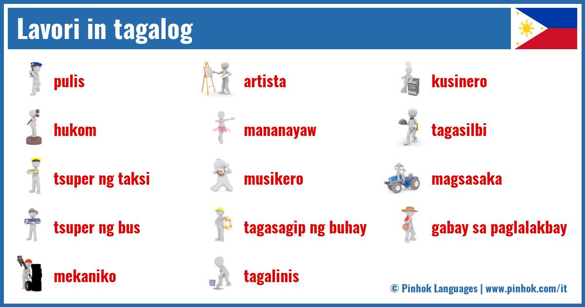 Lavori in tagalog