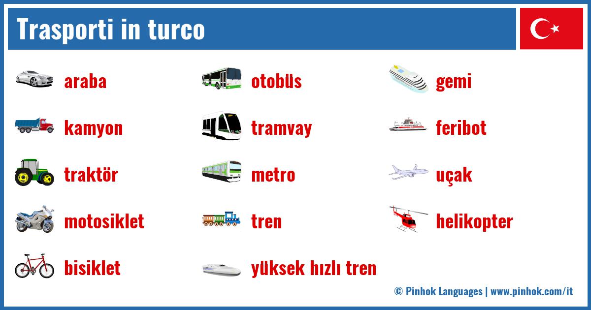 Trasporti in turco