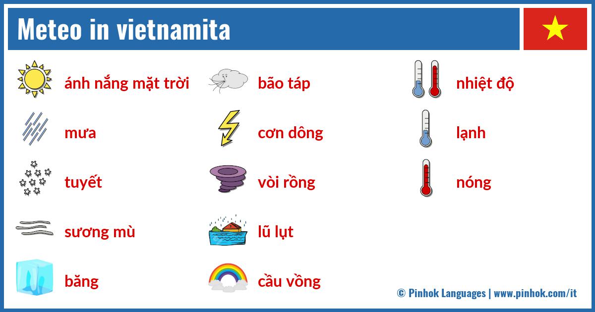 Meteo in vietnamita