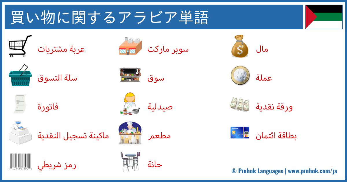 買い物に関するアラビア単語