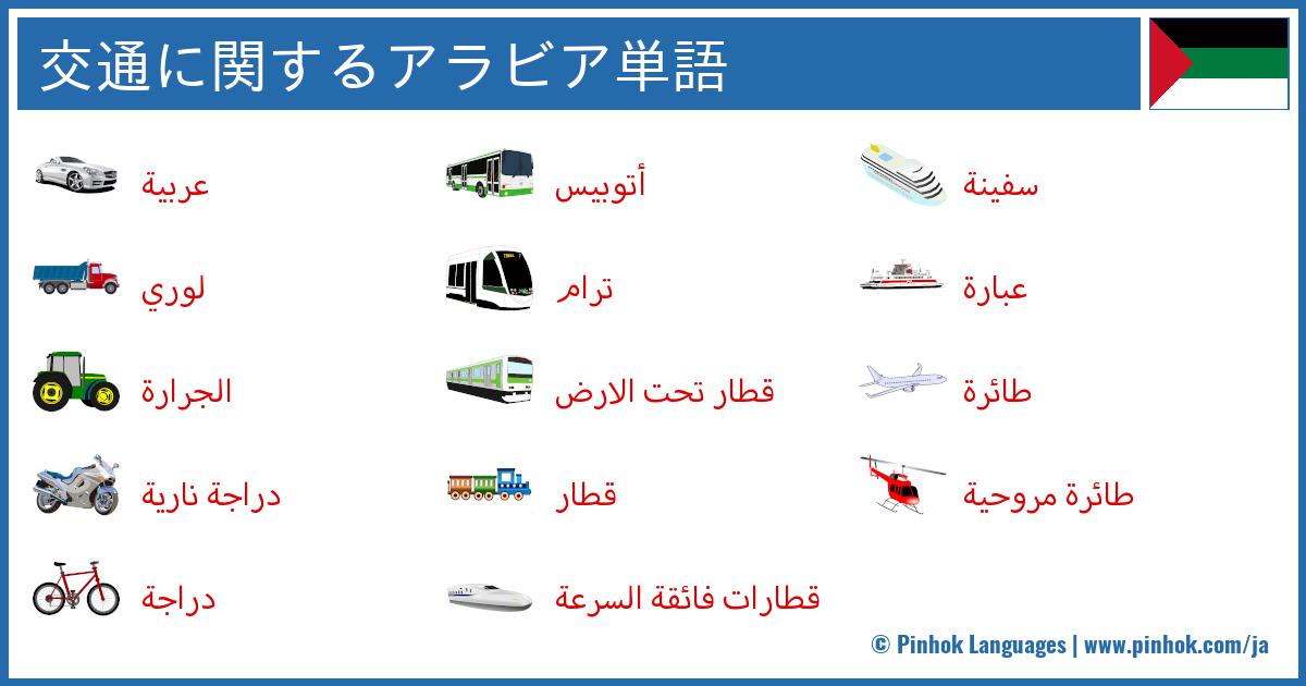 交通に関するアラビア単語