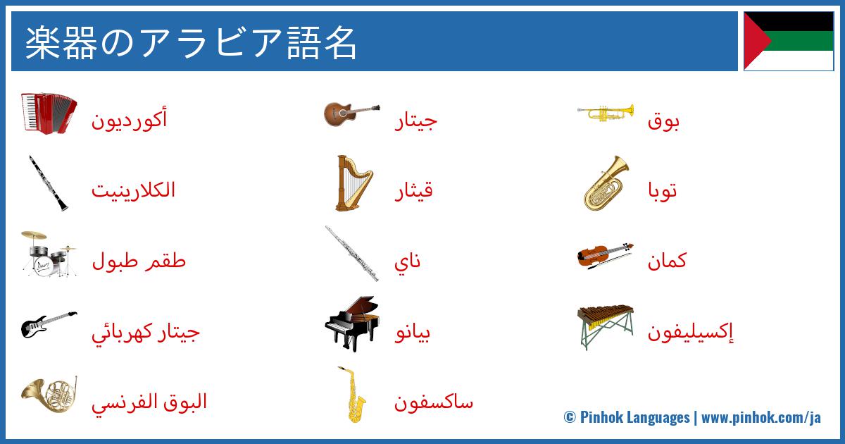 楽器のアラビア語名