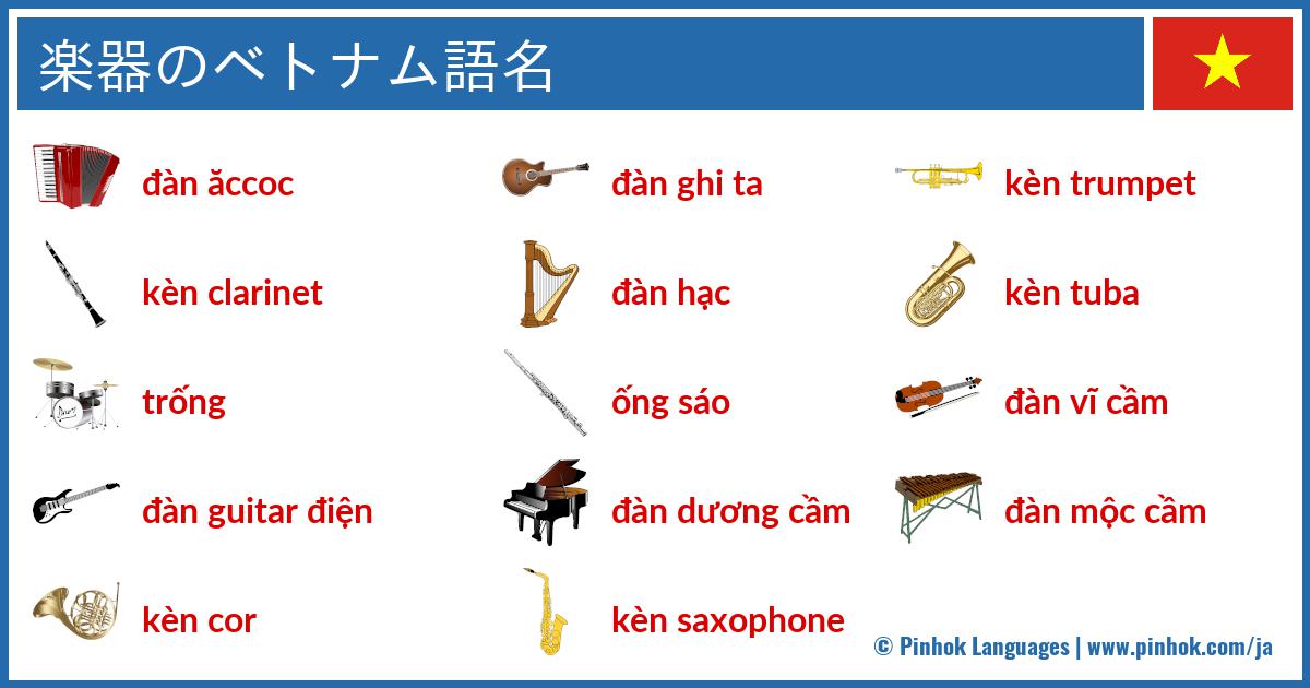 楽器のベトナム語名