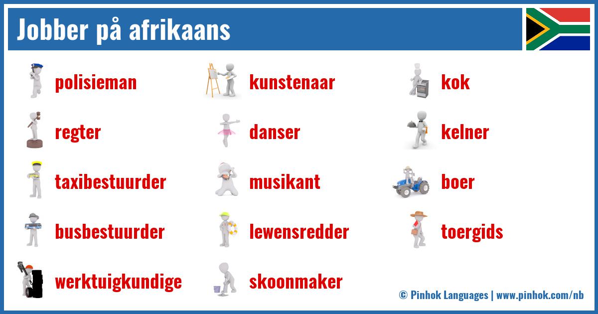 Jobber på afrikaans