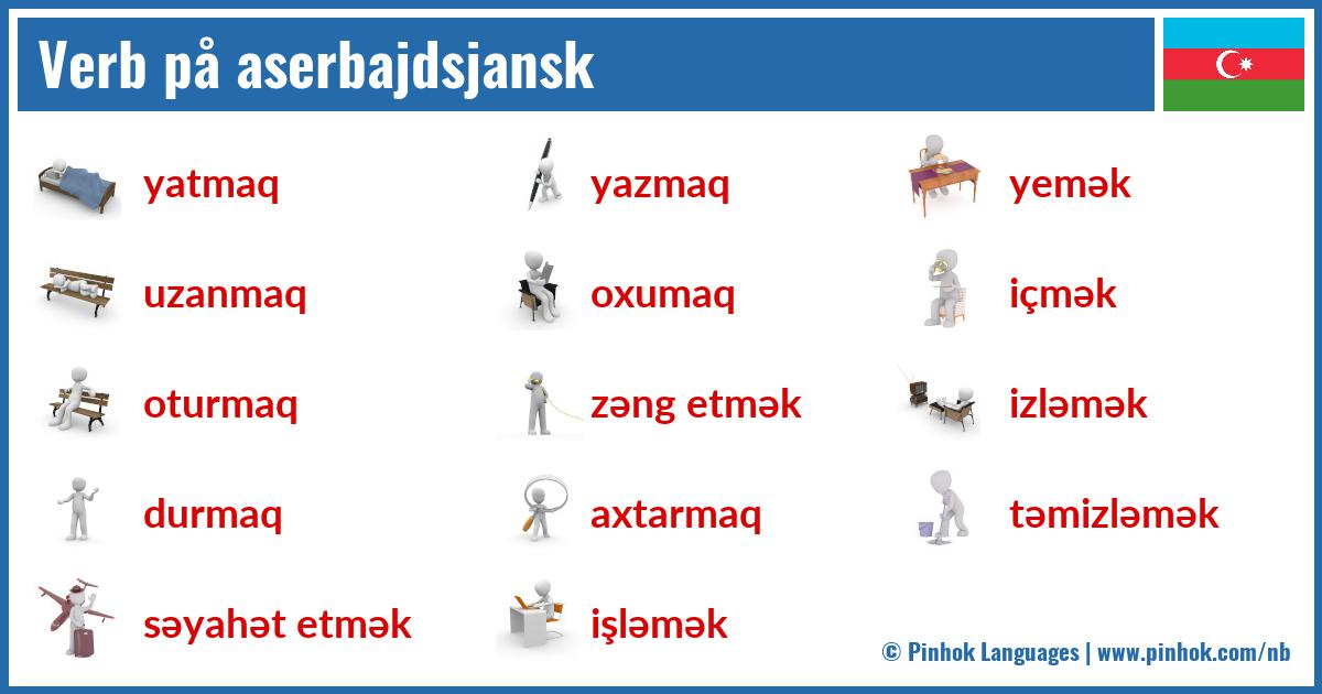 Verb på aserbajdsjansk