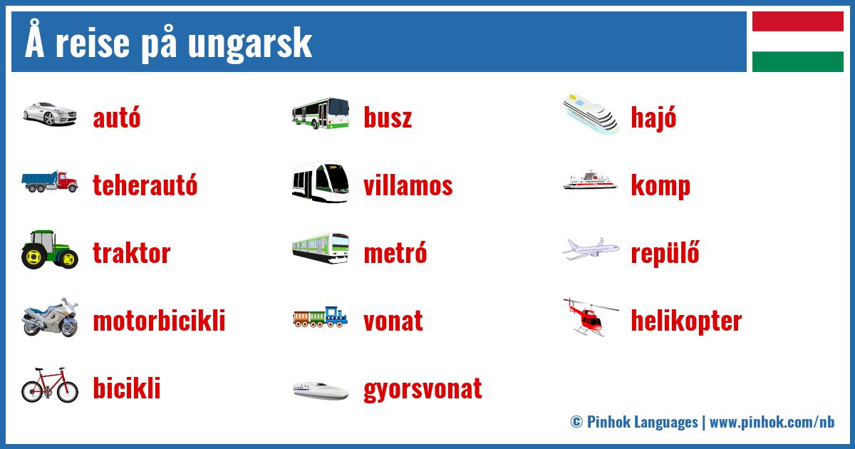 Å reise på ungarsk
