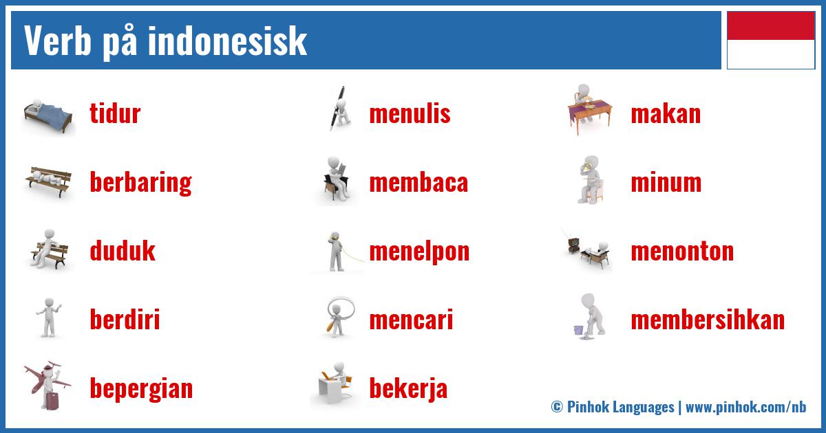 Verb på indonesisk