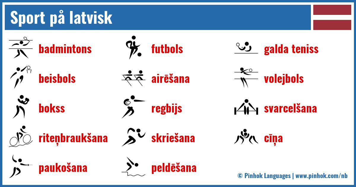 Sport på latvisk