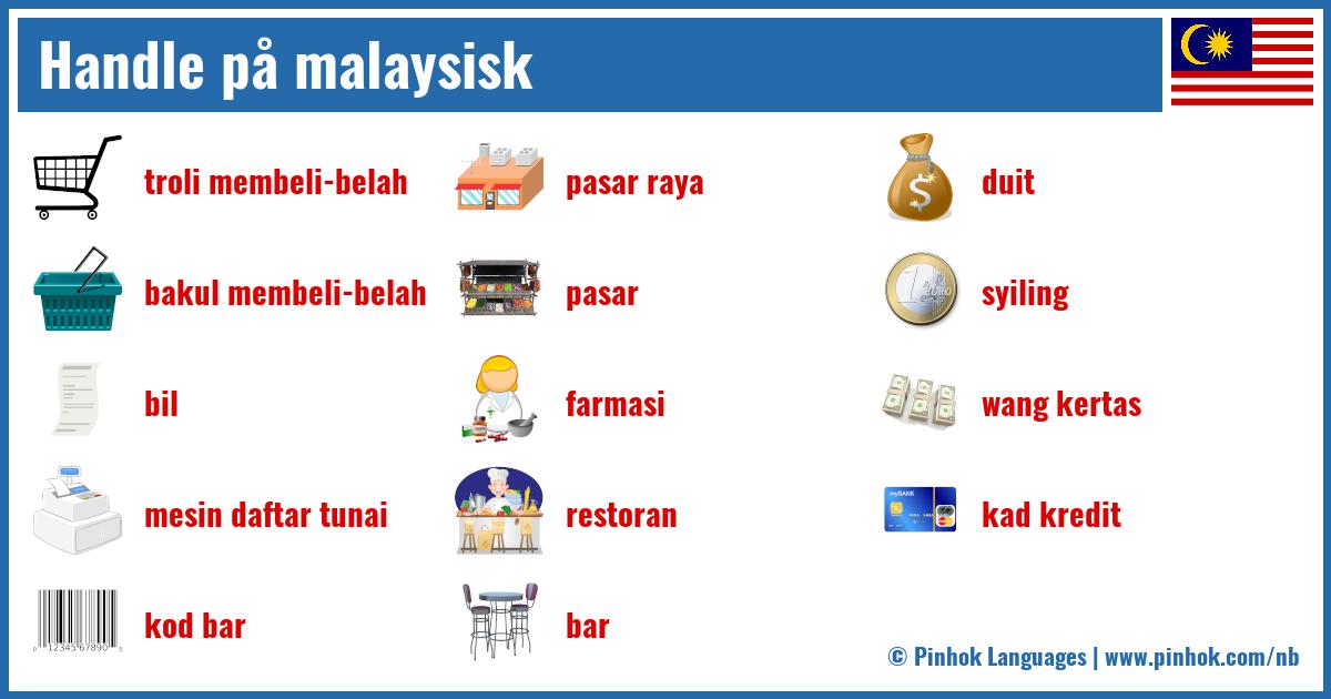 Handle på malaysisk