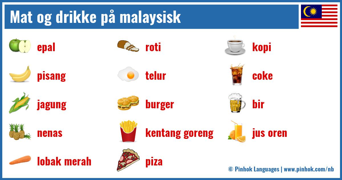 Mat og drikke på malaysisk