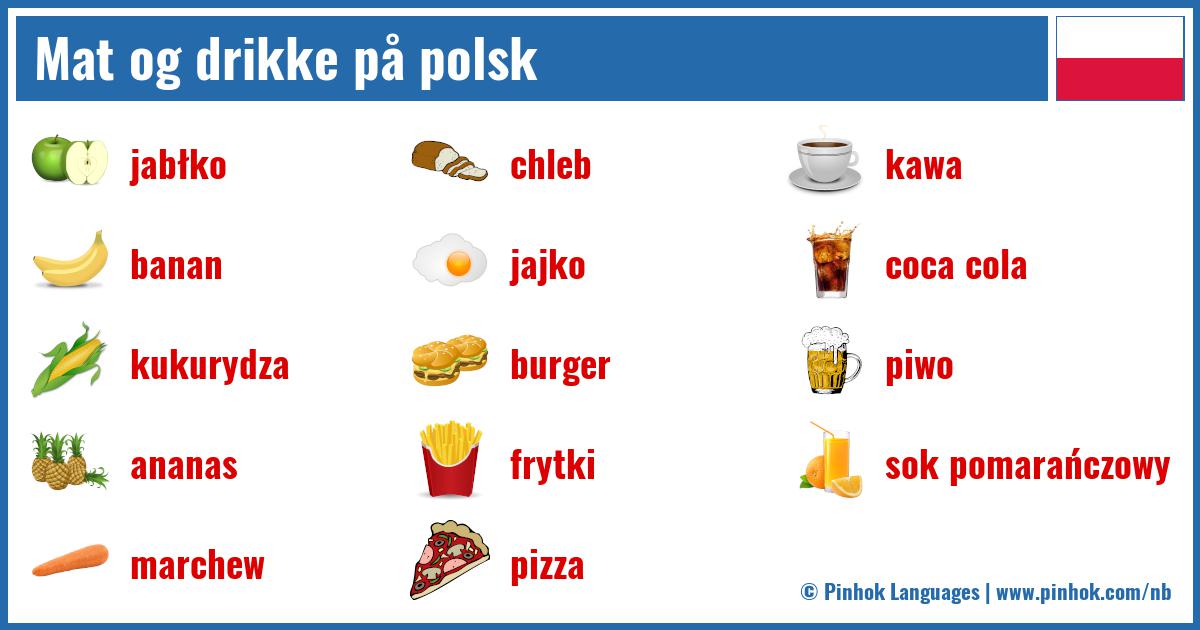 Mat og drikke på polsk