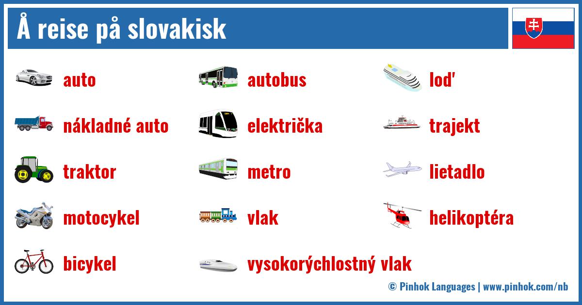 Å reise på slovakisk
