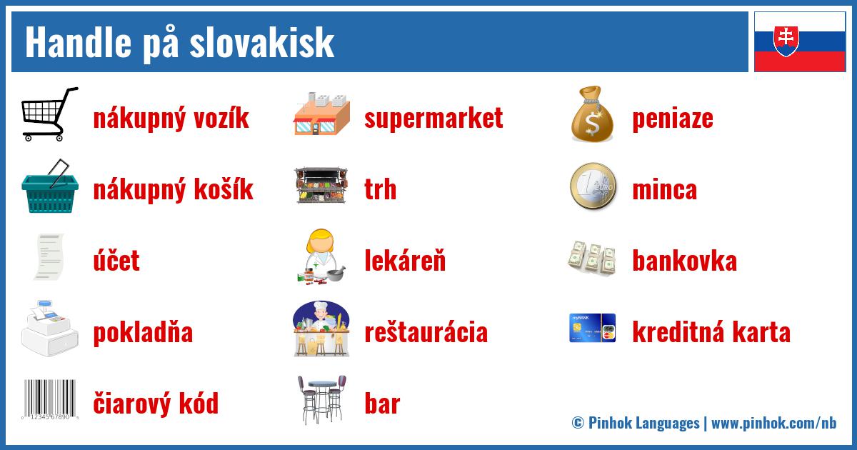 Handle på slovakisk
