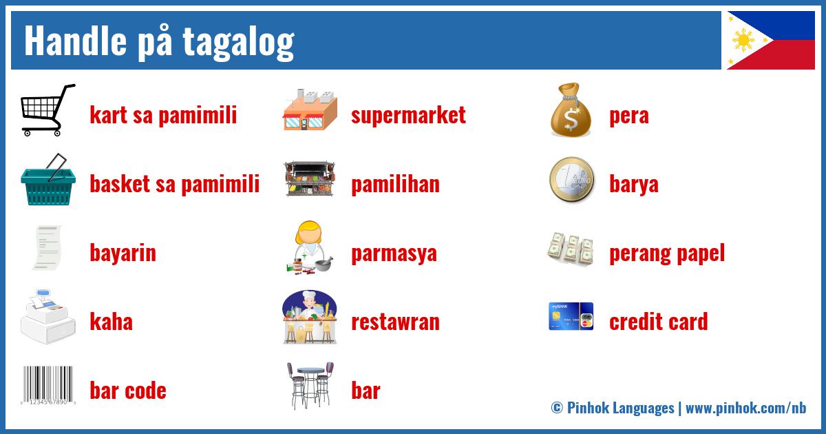 Handle på tagalog