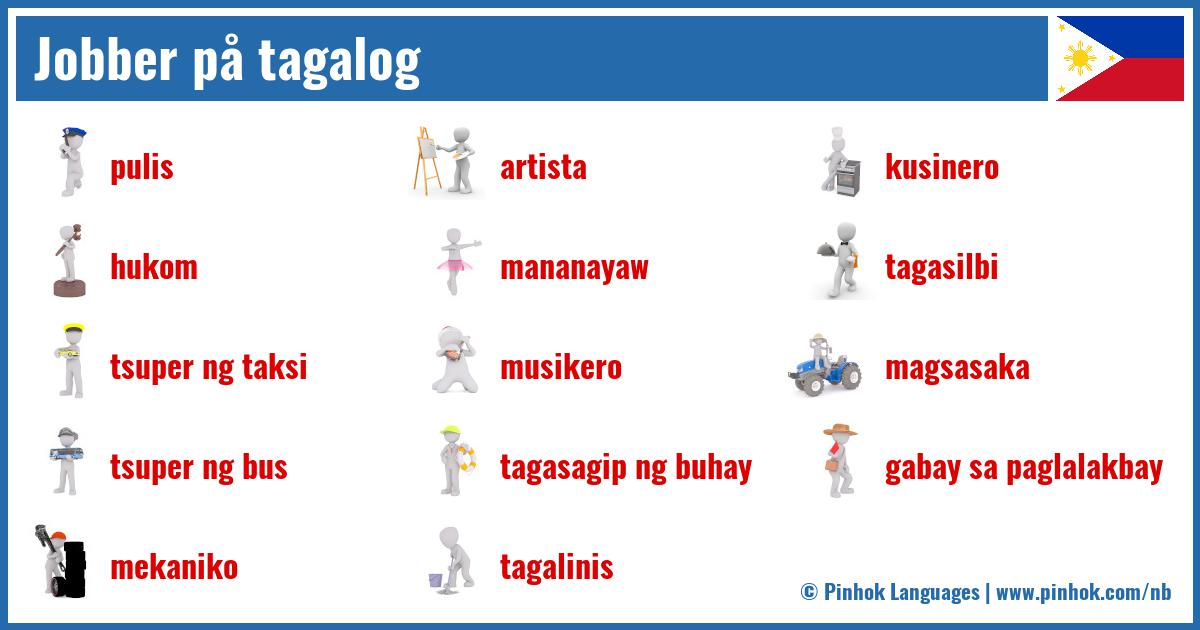 Jobber på tagalog