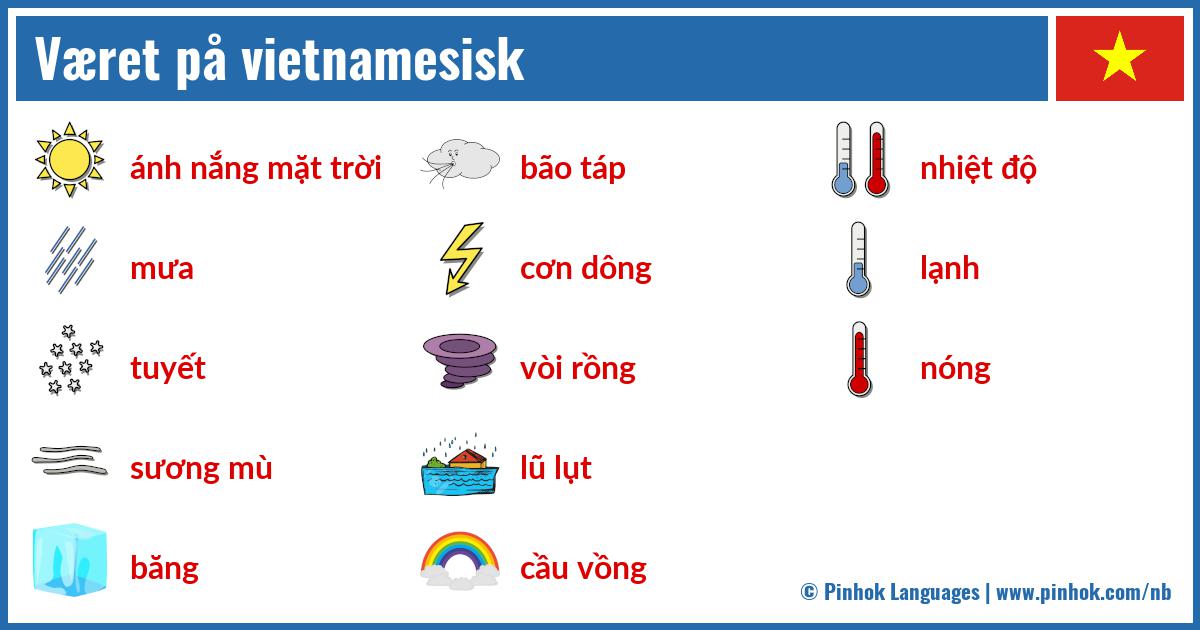 Været på vietnamesisk