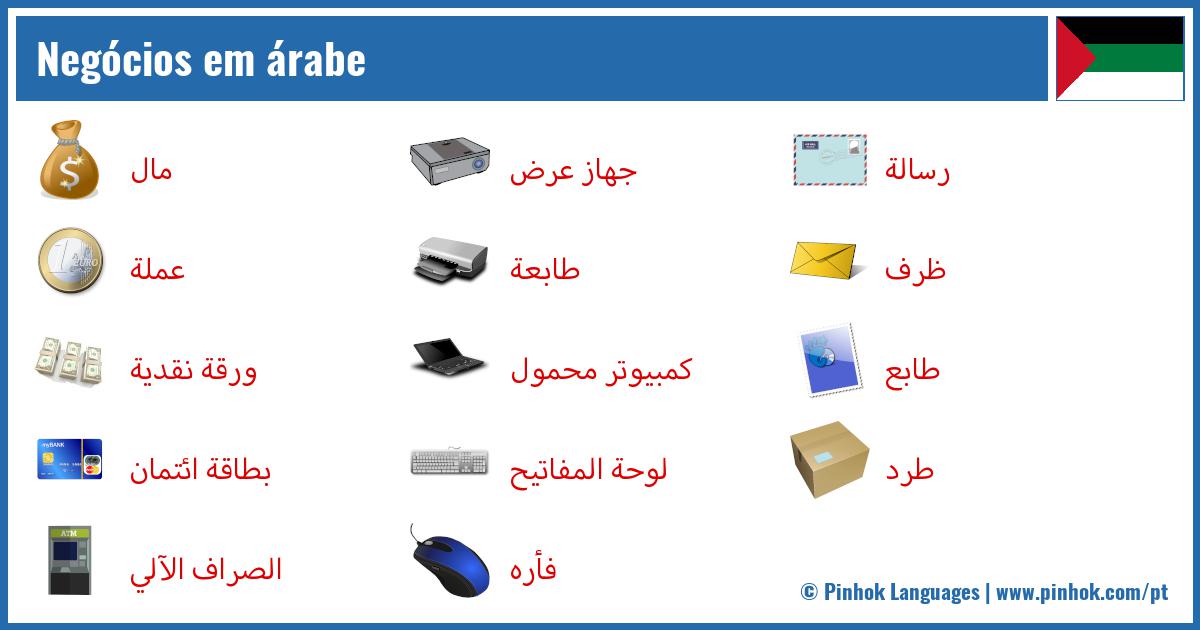 Negócios em árabe