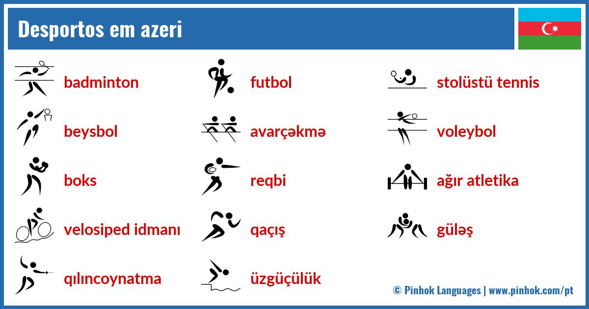 Desportos em azeri