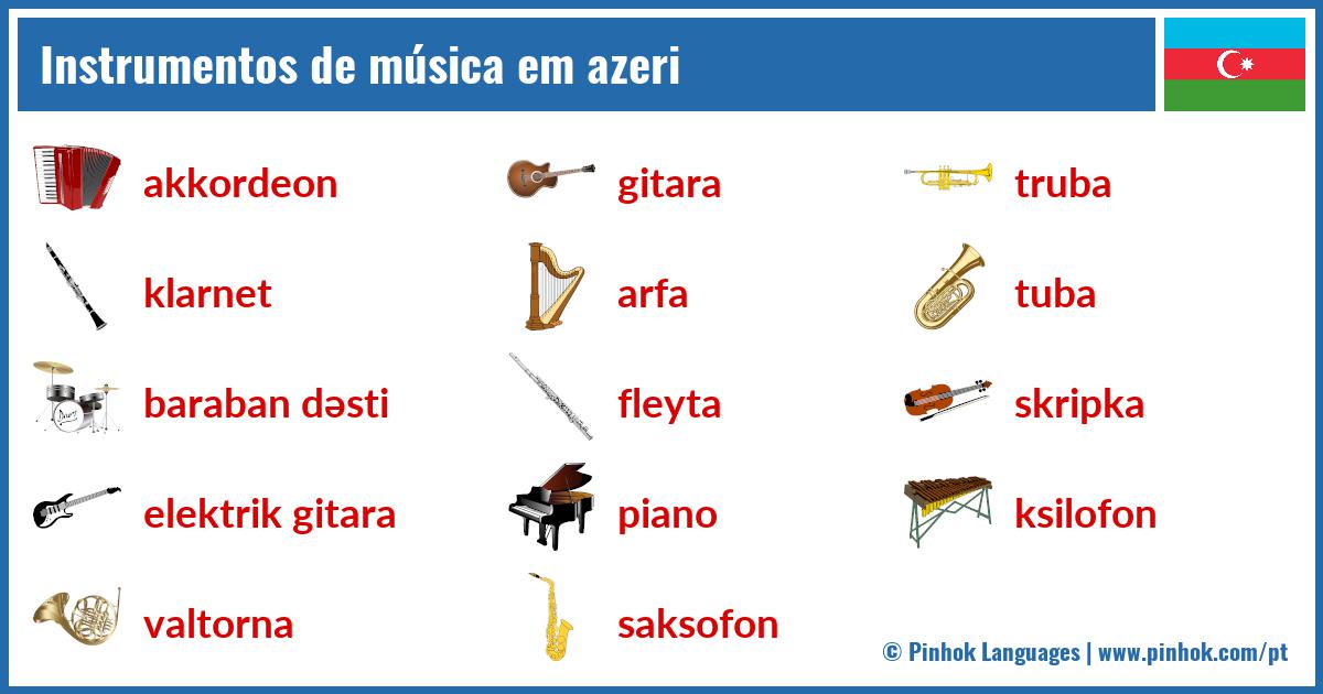 Instrumentos de música em azeri
