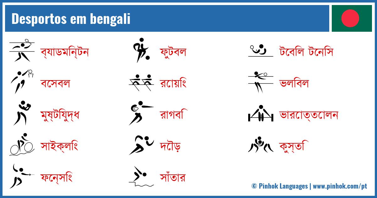 Desportos em bengali