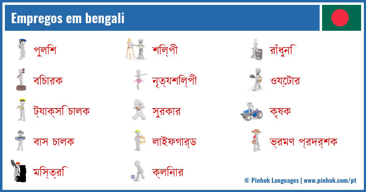 Empregos em bengali