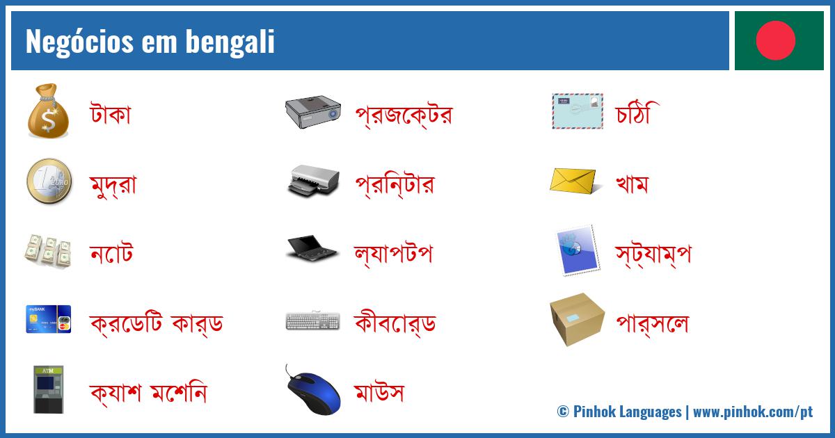 Negócios em bengali