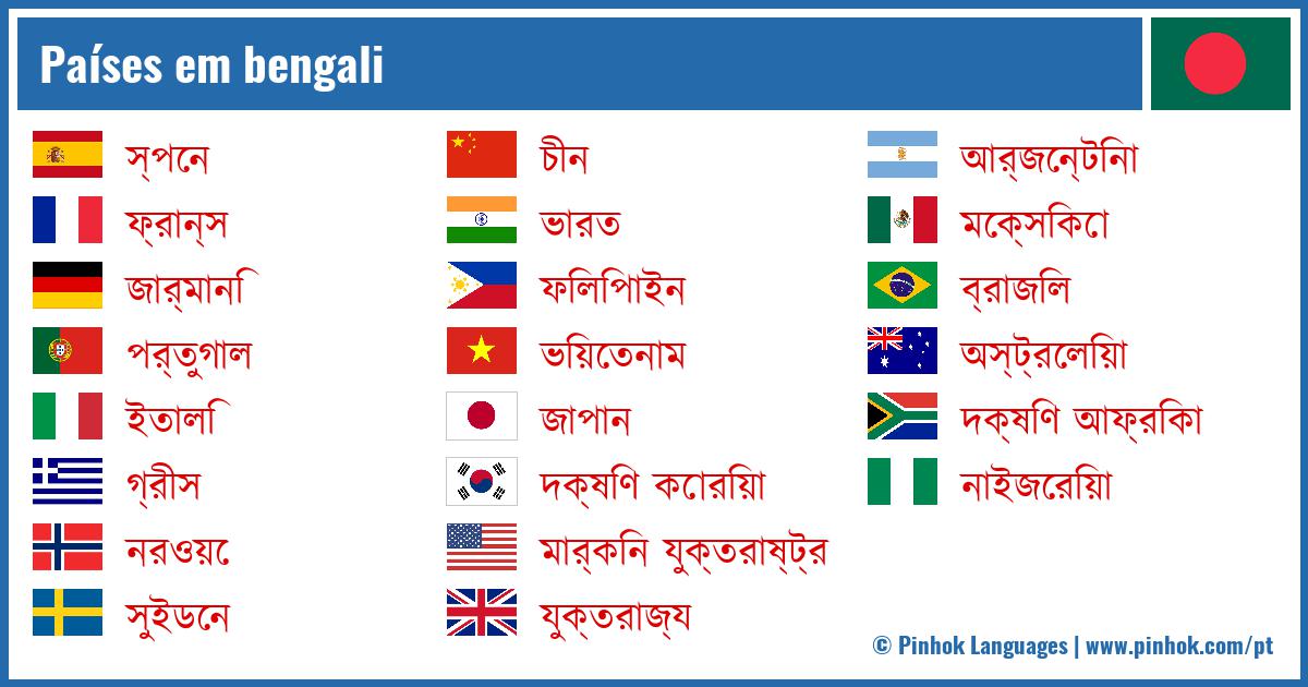 Países em bengali
