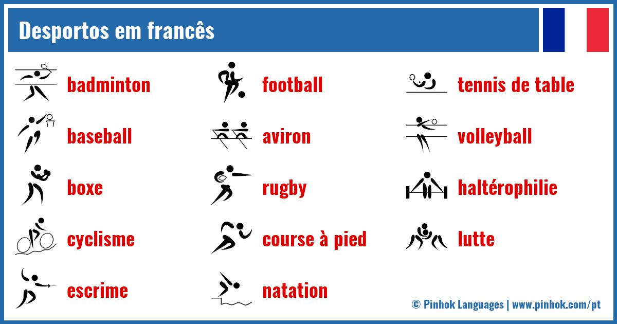 Desportos em francês