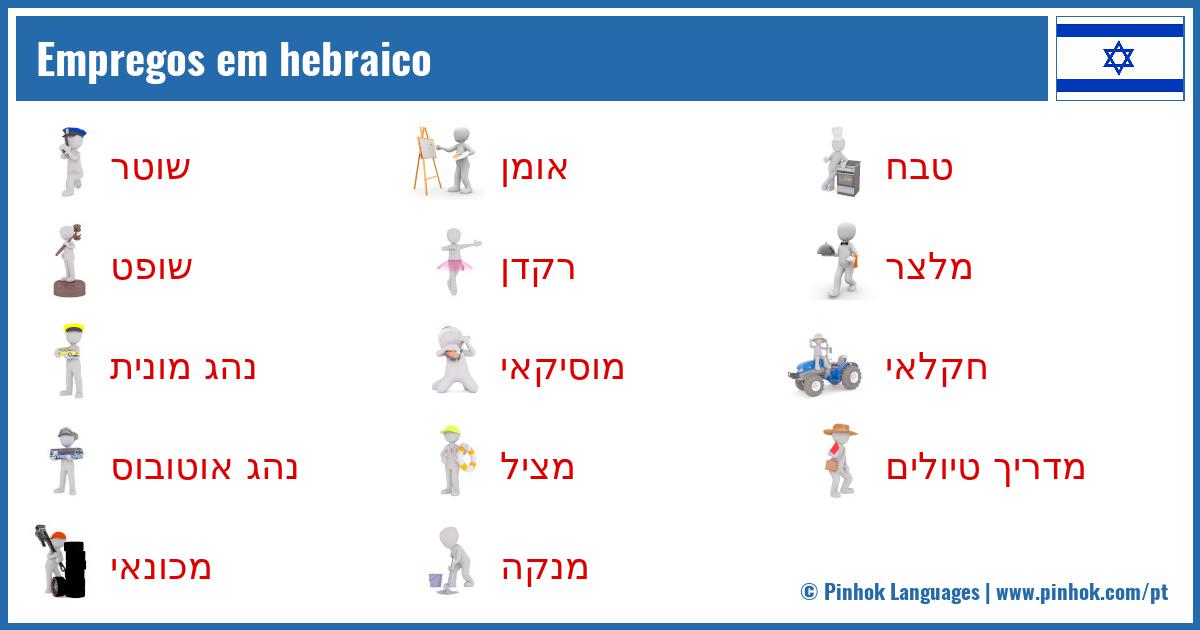 Empregos em hebraico