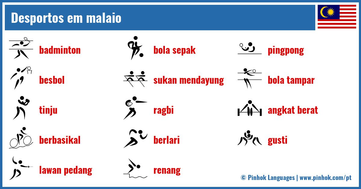 Desportos em malaio
