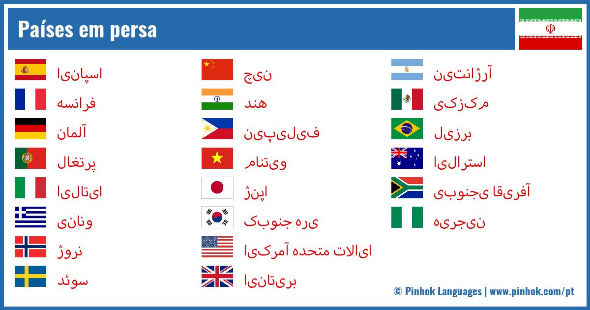 Países em persa
