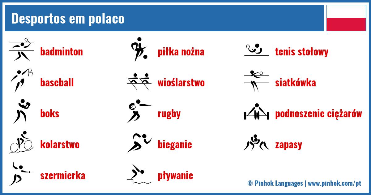 Desportos em polaco