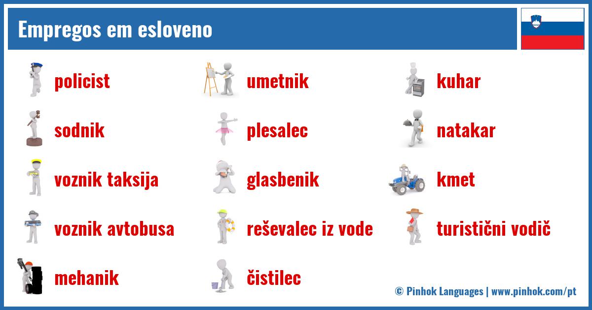Empregos em esloveno