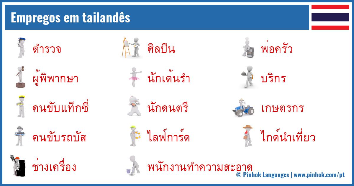 Empregos em tailandês
