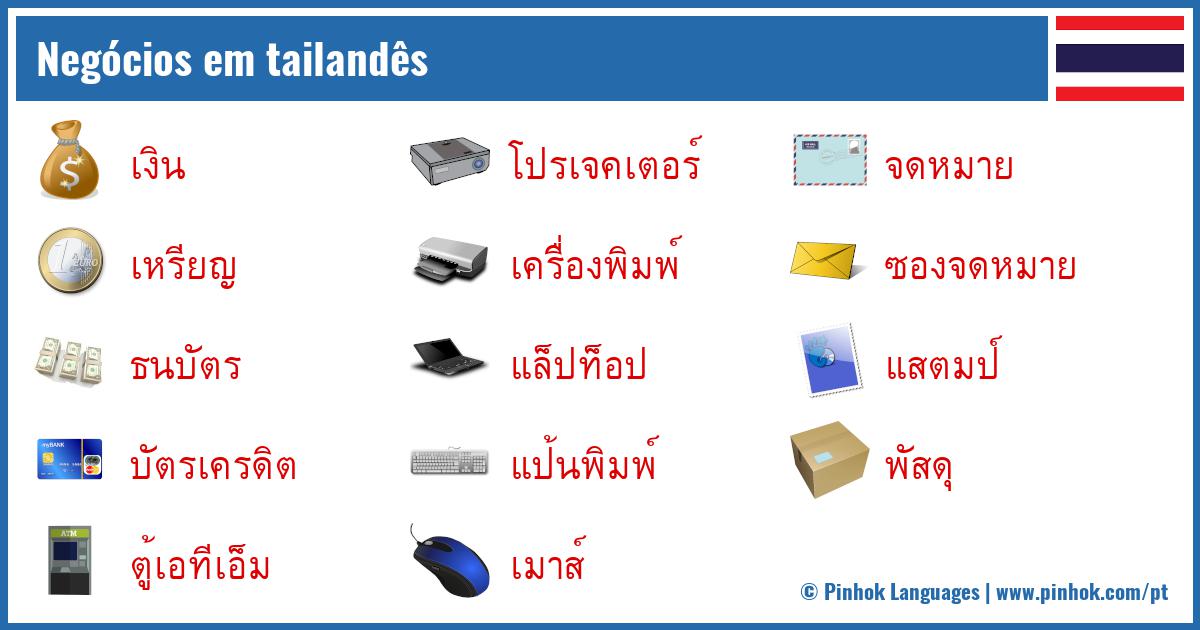 Negócios em tailandês