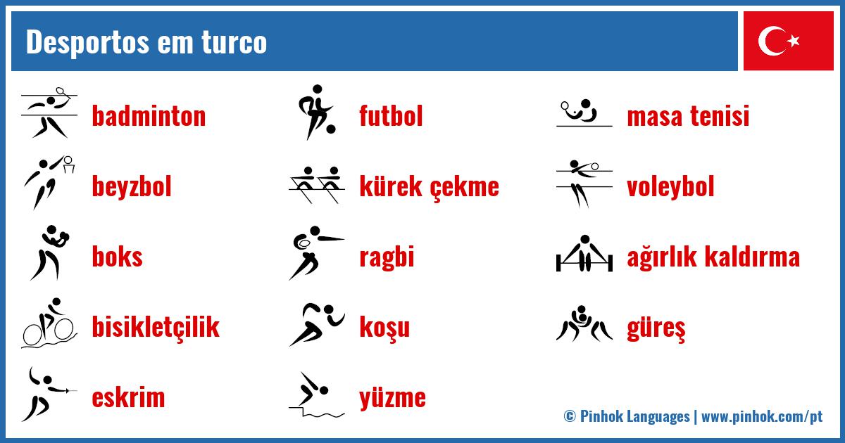 Desportos em turco