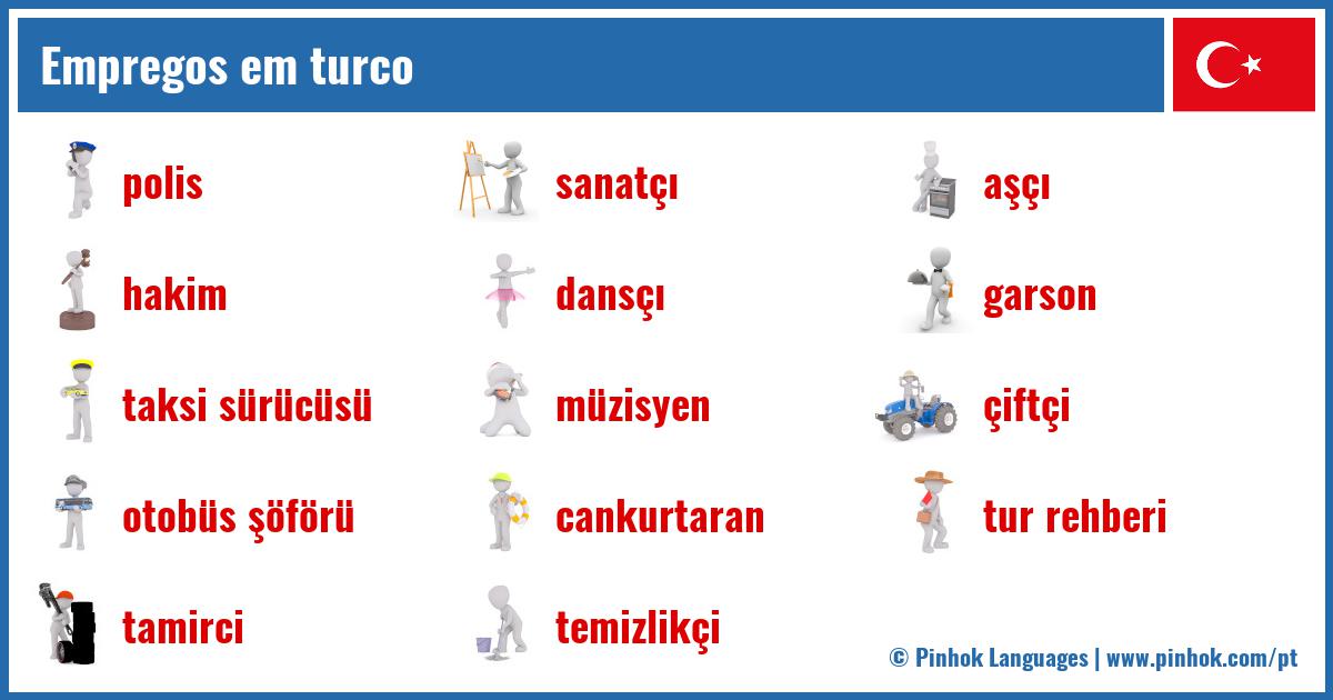Empregos em turco