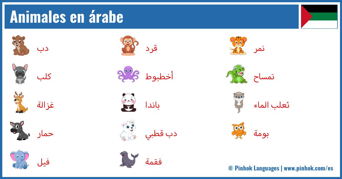 Animales en árabe