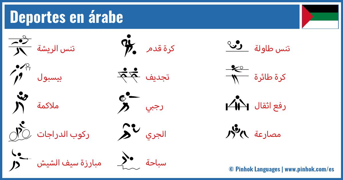 Deportes en árabe