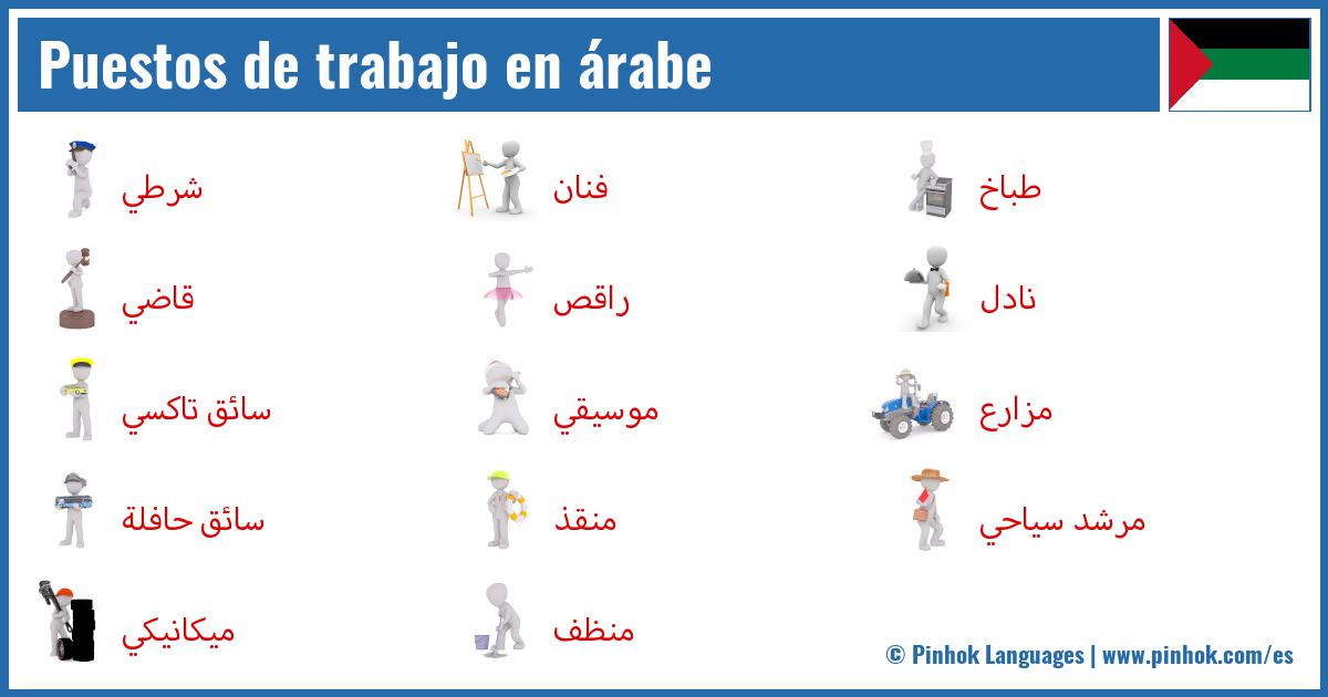 Puestos de trabajo en árabe