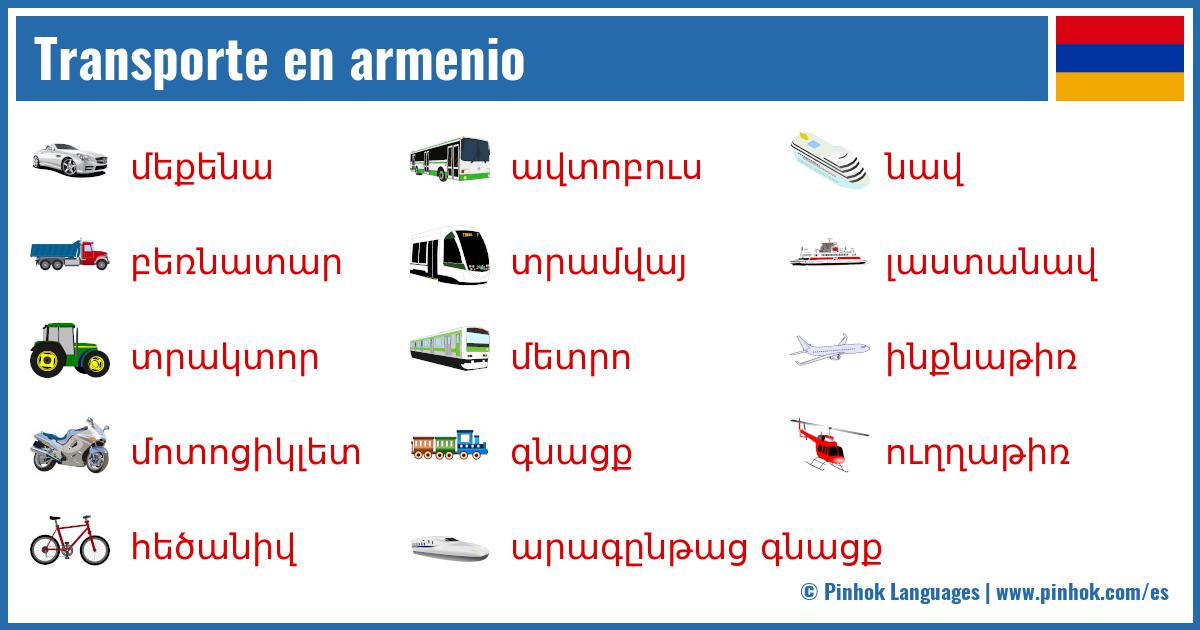 Transporte en armenio
