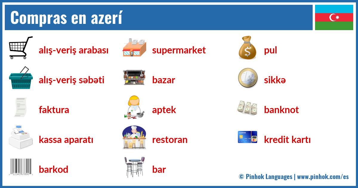 Compras en azerí